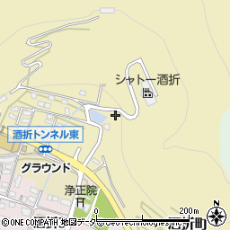 山梨県甲府市酒折町1338-62周辺の地図