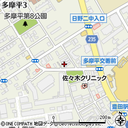 セコム株式会社　日野営業所周辺の地図