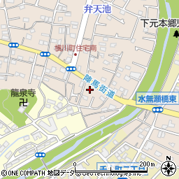東京都八王子市横川町6周辺の地図