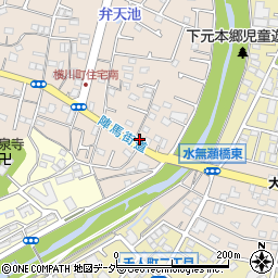 東京都八王子市横川町102周辺の地図