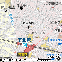 Zoff下北沢店 周辺の地図