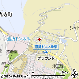 山梨県甲府市酒折町1340-4周辺の地図