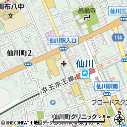 東京都調布市仙川町2丁目21周辺の地図