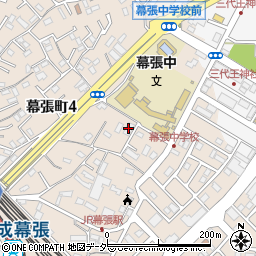 千葉市役所　東幕張土地区画整理事務所周辺の地図