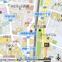汁べゑ 渋谷店周辺の地図