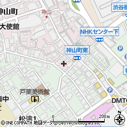 東京都渋谷区神山町13周辺の地図