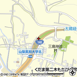山梨県甲府市桜井町周辺の地図