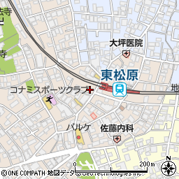 賃貸専門の三幸株式会社　東松原店周辺の地図