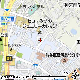 渋谷アインス周辺の地図