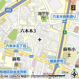 東京都港区六本木3丁目16 35の地図 住所一覧検索 地図マピオン
