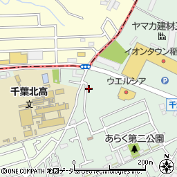 千葉県千葉市稲毛区長沼町145-17周辺の地図