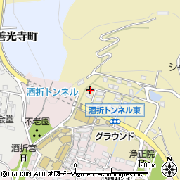 山梨県甲府市酒折町1340-13周辺の地図