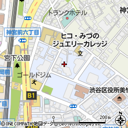 東京都渋谷区渋谷1丁目周辺の地図