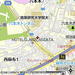 東京都港区六本木7丁目20-14周辺の地図