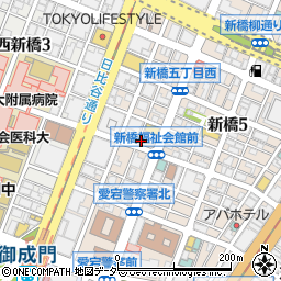 プロプリント新橋汐留店周辺の地図