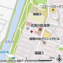 花見川区役所周辺の地図