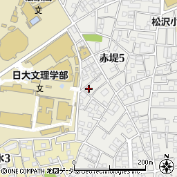 東京都世田谷区赤堤5丁目18-7周辺の地図