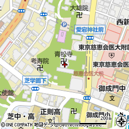 東京都港区愛宕2丁目周辺の地図