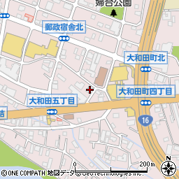 多摩信用金庫大和田支店周辺の地図