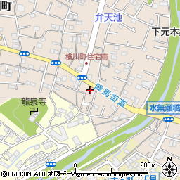 東京都八王子市横川町7周辺の地図