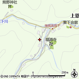 東京都八王子市上恩方町3603周辺の地図