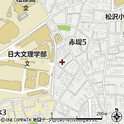 東京都世田谷区赤堤5丁目18-8周辺の地図