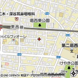 東京都江戸川区東葛西6丁目17-4周辺の地図