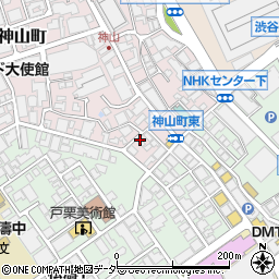 日本経済新聞渋谷専売所周辺の地図