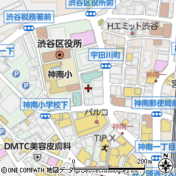 渋谷セントラルビル周辺の地図