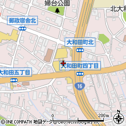 東京都八王子市大和田町周辺の地図