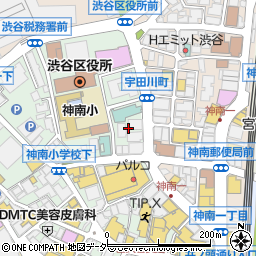 東京都渋谷区宇田川町3周辺の地図