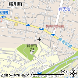 東京都八王子市横川町17周辺の地図