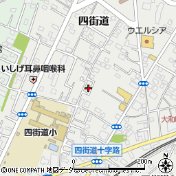 千葉県四街道市四街道1546-21周辺の地図
