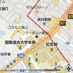 グッディフォーユー Tokyo Aoyama周辺の地図