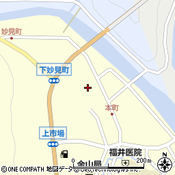 岐阜県下呂市金山町金山1996周辺の地図