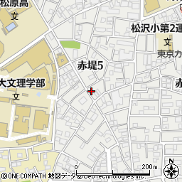 東京都世田谷区赤堤5丁目15-4周辺の地図