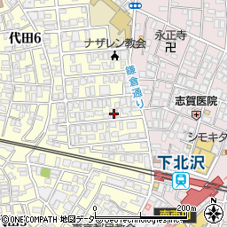 東京都世田谷区代田6丁目5-4周辺の地図