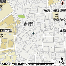 東京都世田谷区赤堤5丁目15-11周辺の地図