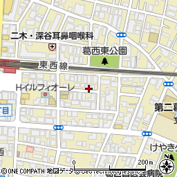 東京都江戸川区東葛西6丁目18-15周辺の地図