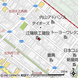 千葉県浦安市北栄4丁目13-38周辺の地図