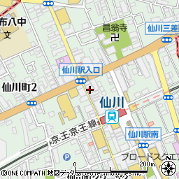 フェアレディ美容室仙川店周辺の地図