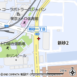 東京地下鉄総合運動場周辺の地図