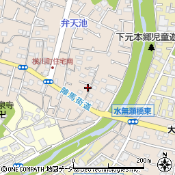 東京都八王子市横川町101周辺の地図