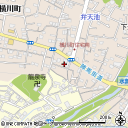東京都八王子市横川町11周辺の地図