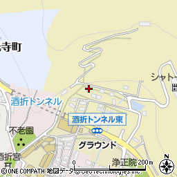 山梨県甲府市酒折町1338-53周辺の地図