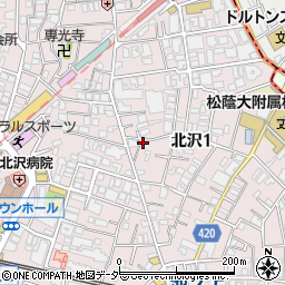 メゾンドール千田周辺の地図