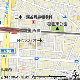 東京都江戸川区東葛西6丁目18-20周辺の地図