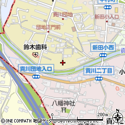 貢川周辺の地図