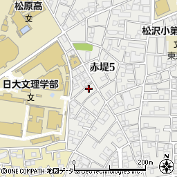 東京都世田谷区赤堤5丁目18-10周辺の地図
