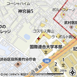 東京都生活文化局　都民生活部東京ウィメンズプラザ周辺の地図
